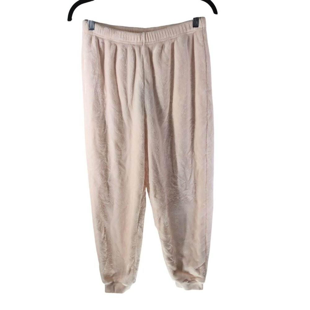 Neiwai Classic Cozy Fleece Pajama Pants Beach Pink S